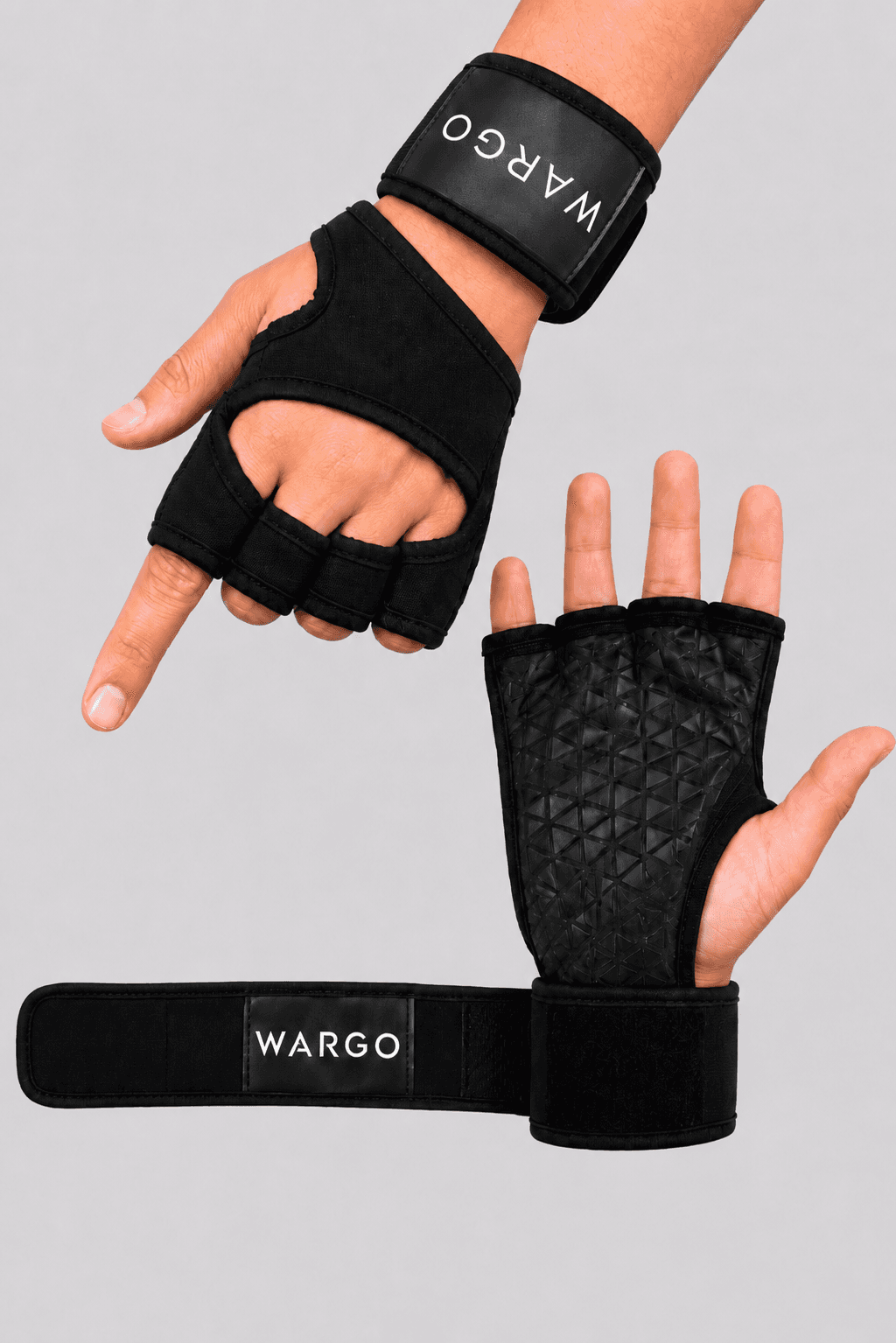 Guantes lifting gym - negro