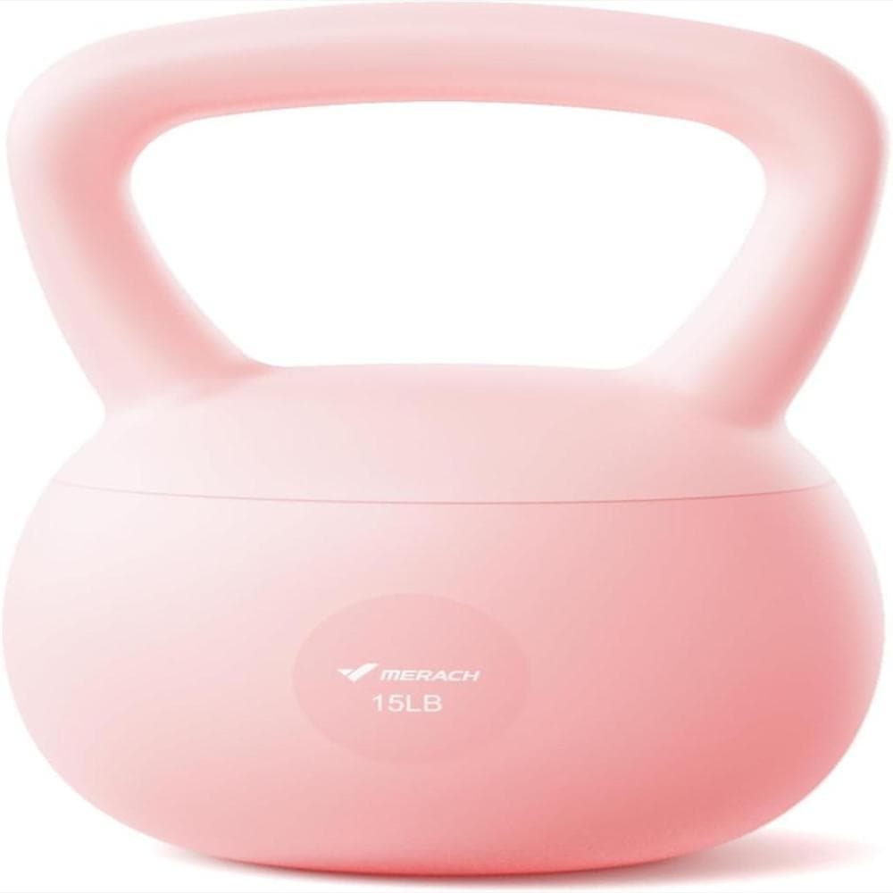 Kettlebell Suave Merach 15Lb Con Base Acolchada Para Entreno
